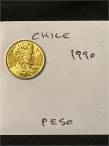 Chile 1990  Peso Coin