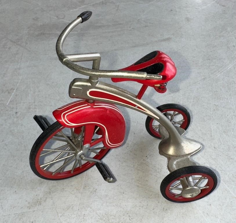 Metal Hallmark Red Tricycle Ornament