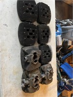Husqvarna motorcycle parts, a very large lot of