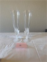 Frosted champagne glasses #3