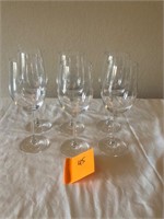 Six Waterford wine glasses #45