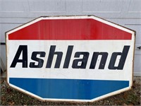 Porcelain Sign- Ashland Oil 4ft x6ft - 2 sided VG