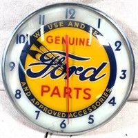 vintage lighted FORD clock - Good condition