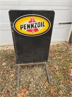 Pennzoil sign 2 sided 24x48