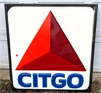 Vintage Citgo Lighted sign - 36 " works GOOD