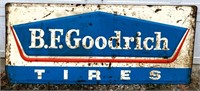 1966 BF Goodrich tires sign 2ft x 5ft embossed