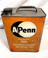 2 gal. APENN motor oil can