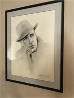 Humphrey Bogart framed art #98