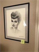 Lucille Ball framed art #100