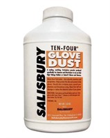 12 pk SALISBURY Ten-Four Glove Dust Powder
