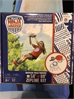 New American Ninja Warrior 80 Feet Zipline Kit