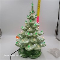 Ceramic Christmas tree green