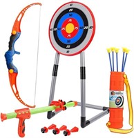 Kids Bow and Arrow 2 in 1 Toy Archery Set