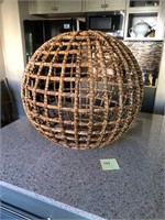 Large wicker sphere #149