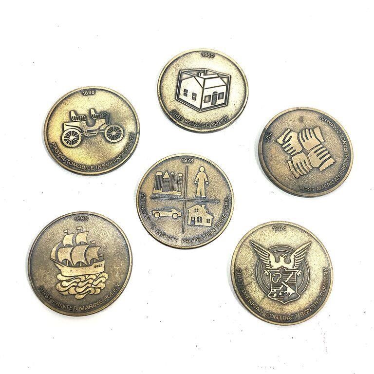 Vintage Transamerica Coin/Token Lot