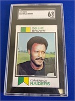 1973 Topps Willie Brown  SGC 6