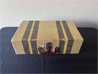 Vintage Patterned Briefcase