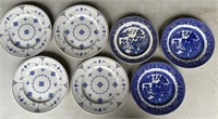 Blue and White Plate Lot