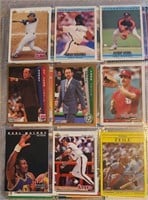 Lot of 126 90s Baseball/Basketball Cards
