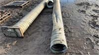 2- Joints 12" Galvanized Pipe