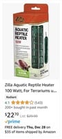Zilla Aquatic Reptile Heater 100 Watt