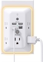 Multi-Outlet Surge Protector with USB Charger