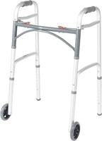 Drive Medical - Folding Walker with Wheels