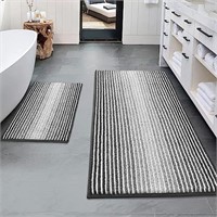 BSICPRO Bathroom Rugs Sets - Absorbent Chenille