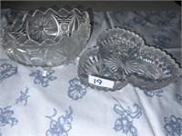 CLEAR GLASS CANDY DISHES