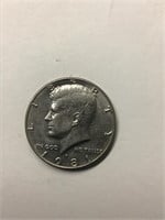 1981-D Kennedy Half Dollar