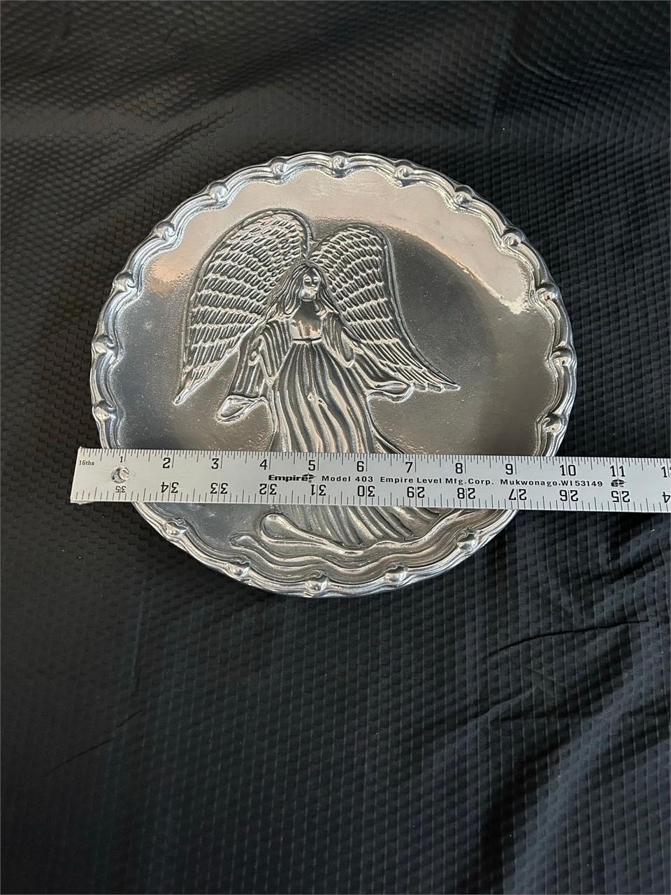 Stainless Angel Plate