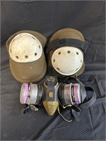 Dust Mask and Knee Pads