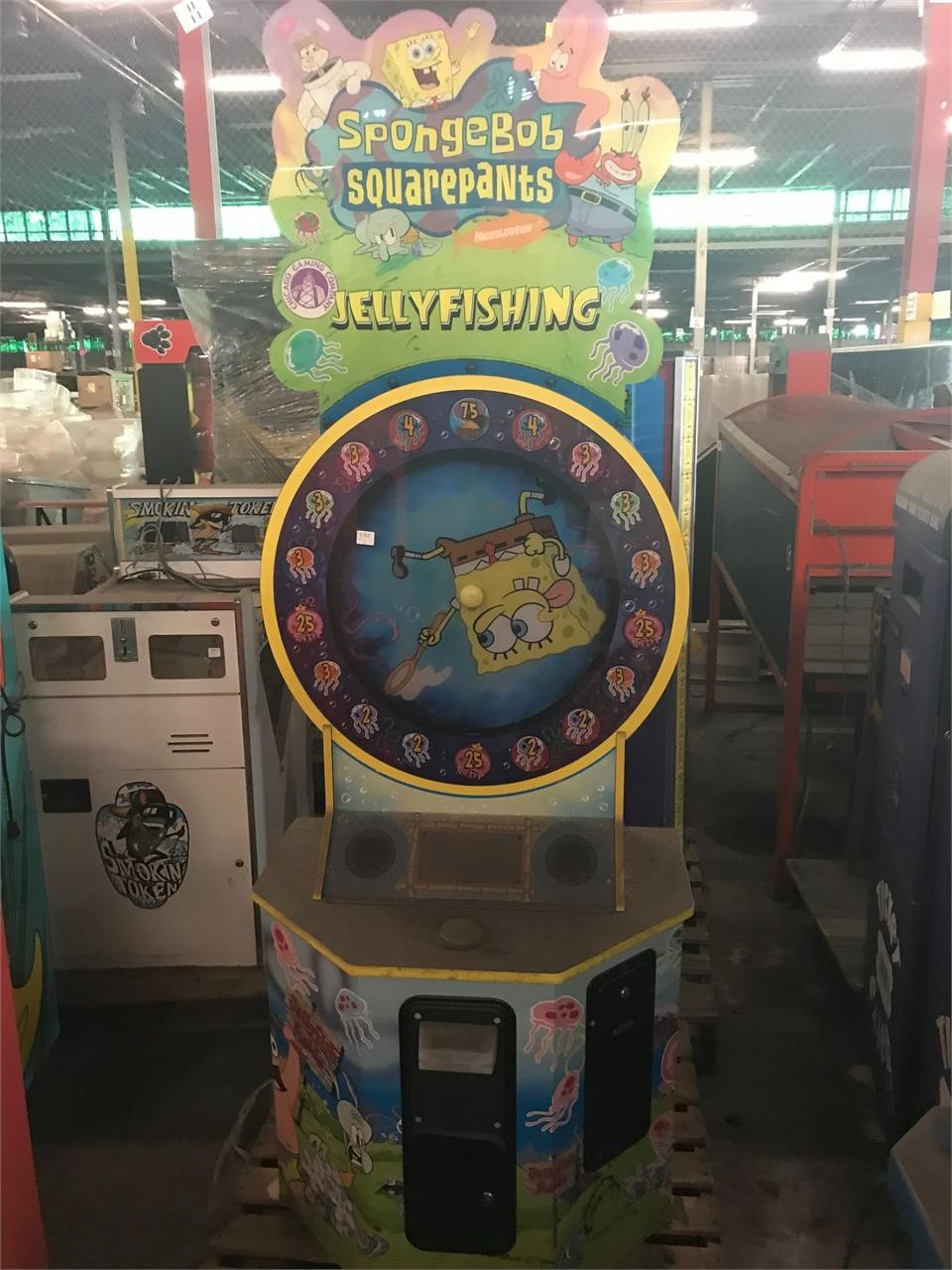E00067 - SpongeBob Jellyfishing Arcade Machine