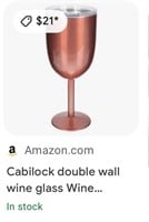 Cabilock double wall wine glass Wine