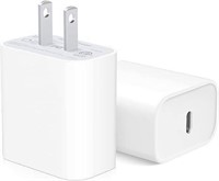 [2 Pack] iPhone Charger Block - USB C Wall Charger