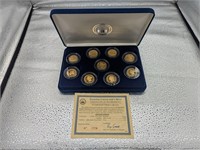 $5 Gold Tribute 9 Coin Set