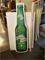 Large Rolling Rock Beer Bottle Sign