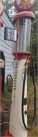 Vintage White Rose Fuel Tank, Pump