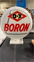 AUTHENTIC D-X BORON glass globe original box and
