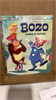 Vintage  Bozo finds a friend little golden book
