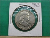 1963 Franklin Half Dollar 90% Silver