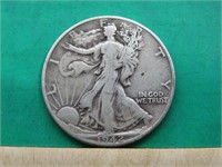 1942 Walking Liberty Half Dollar 90% Silver