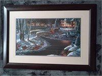 Jim Hansel "Over The River" Framed Print