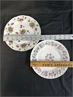 2 Plates Bone China (English/Japan)