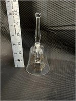 Engraveable  Plaque 50th Anniversary Glass Bell