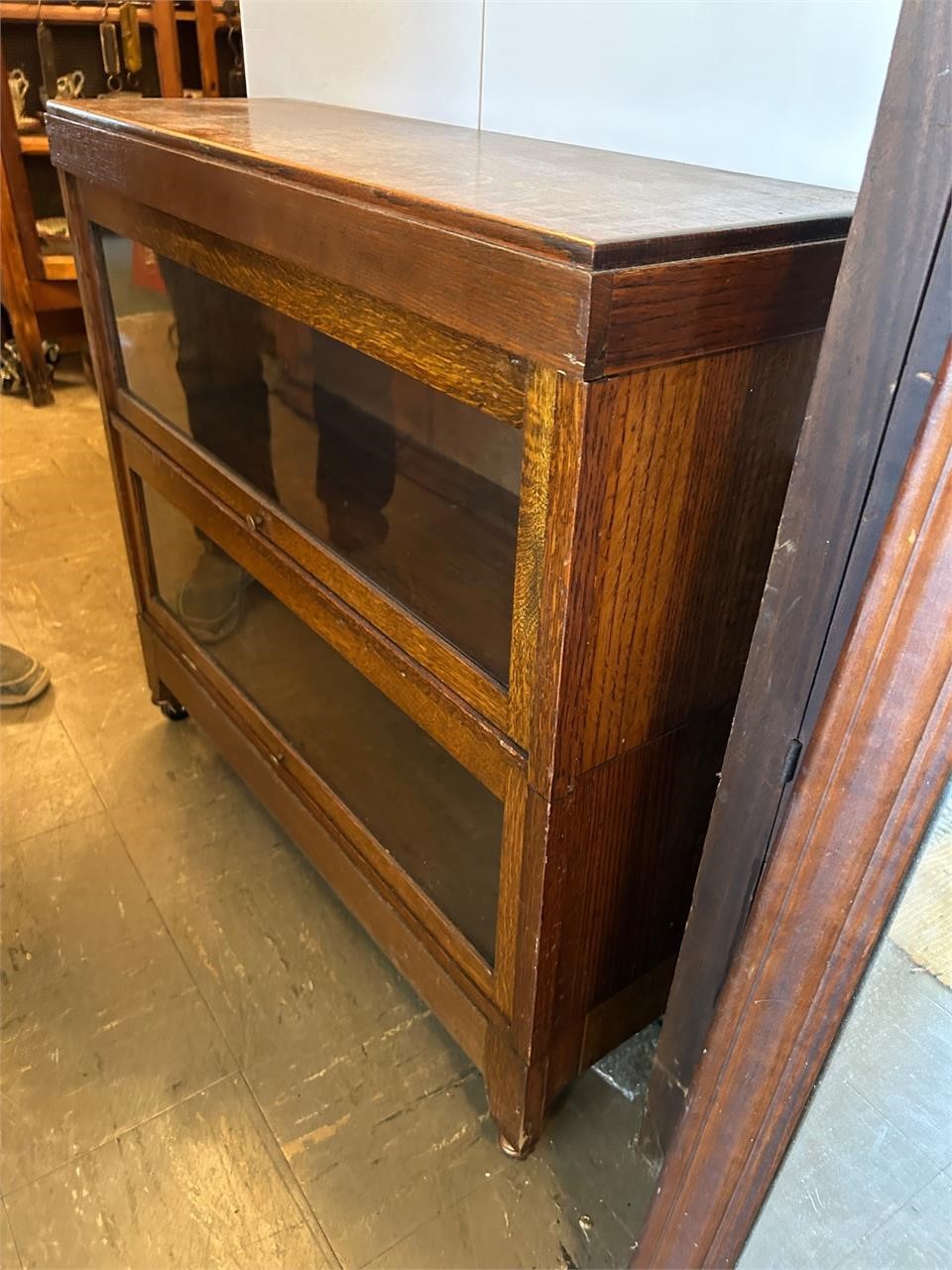 Antique Two stack Bookcase