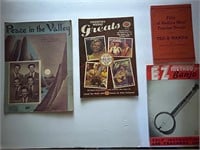 Vintage country sheet music