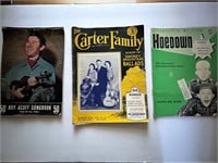 Vintage sheet music bluegrass Carter Family Acuff