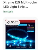 AURA 12 ft. LED Color Strip Light W/Remote