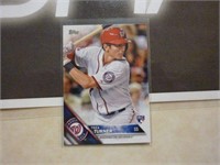 2016 Topps Trea Turner Rookie Card 103 Nationals